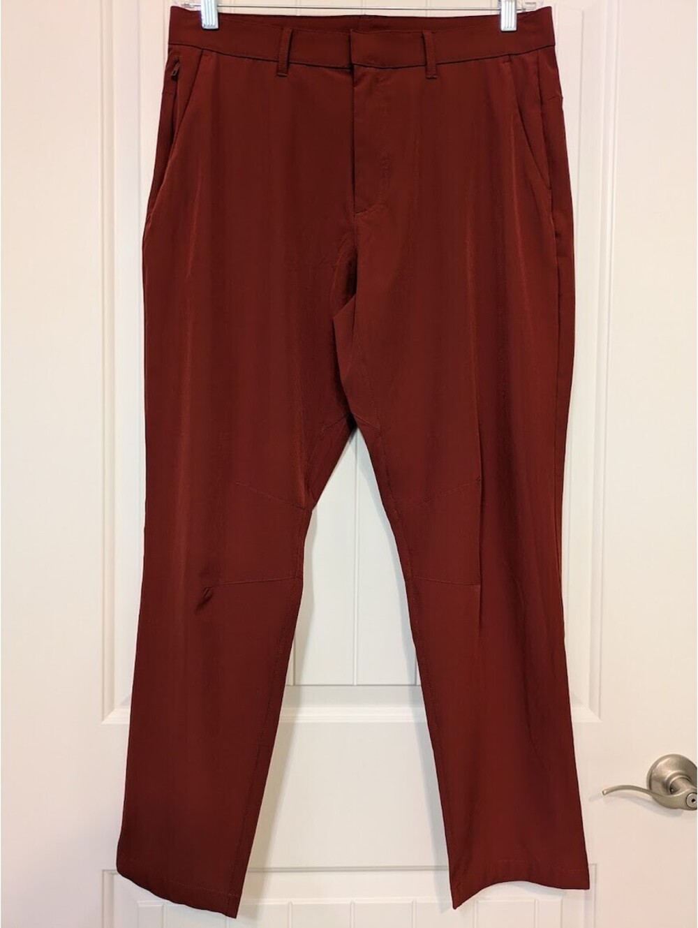 Fabletics Red Athletic Pants 34x32 | Solar Bloom